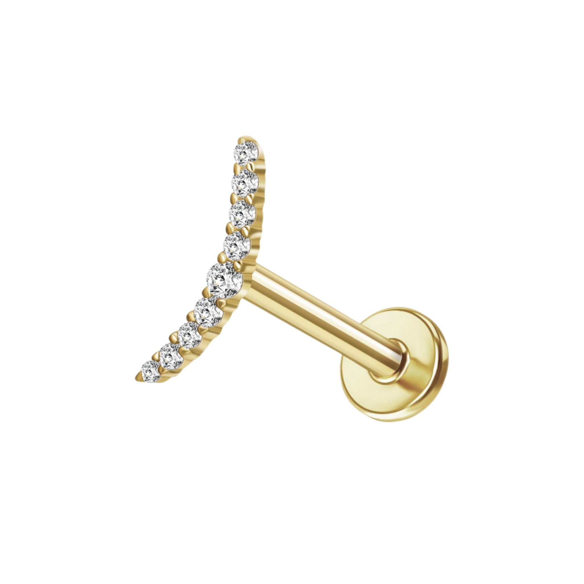 Cluster mini 14k Gold luxury piercing jewelry