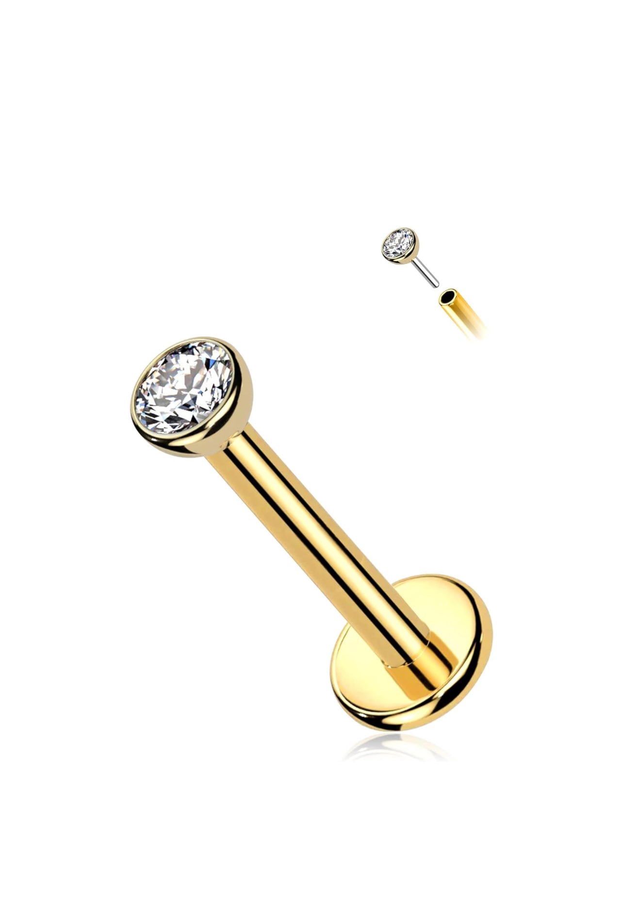 LABRET PVD PUSH PIN