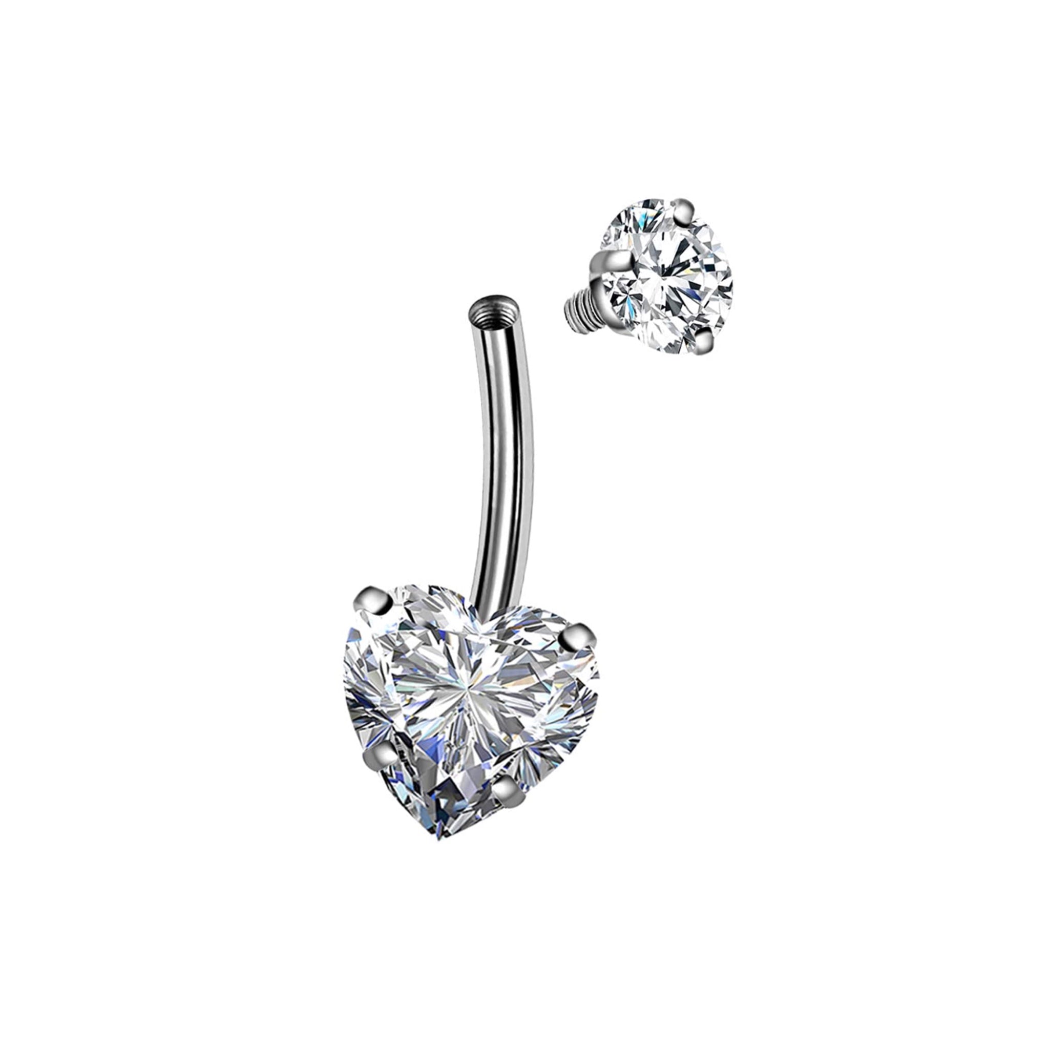 Navel Ring Heart