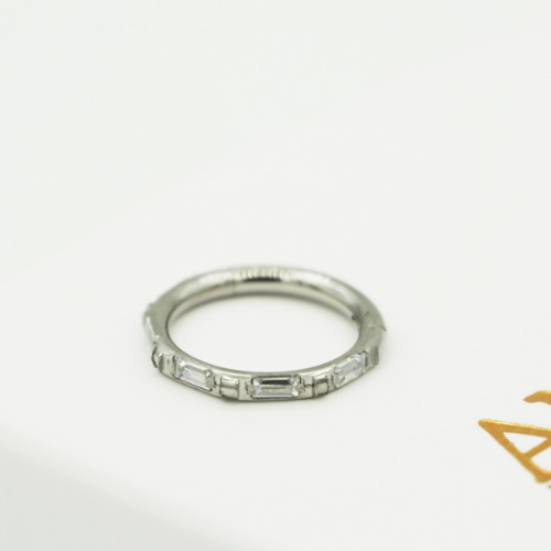 Clicker Side Facing Semi Inlaid Zircons