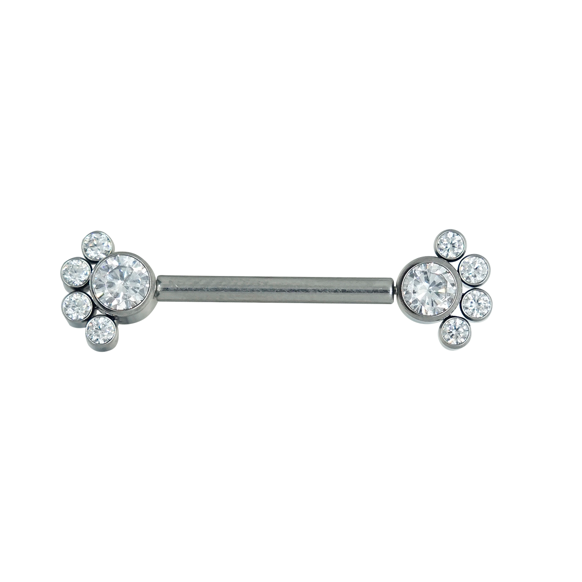 Nipple Sun Zircon Pin Push