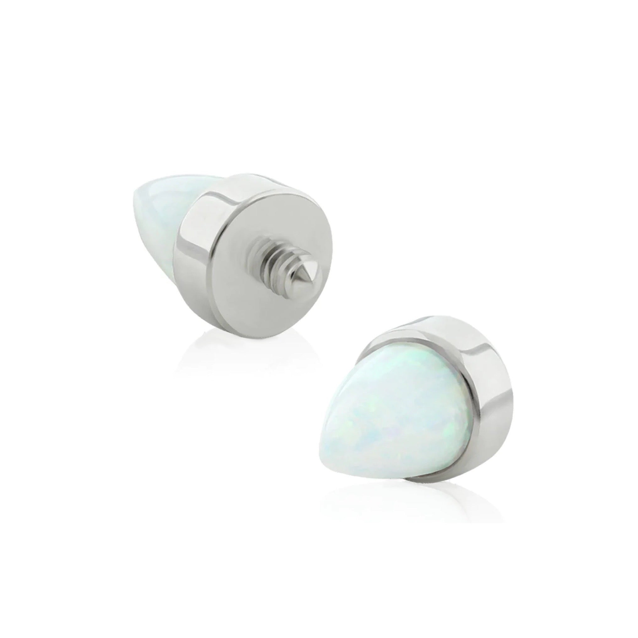 Nipple White Opal Spike