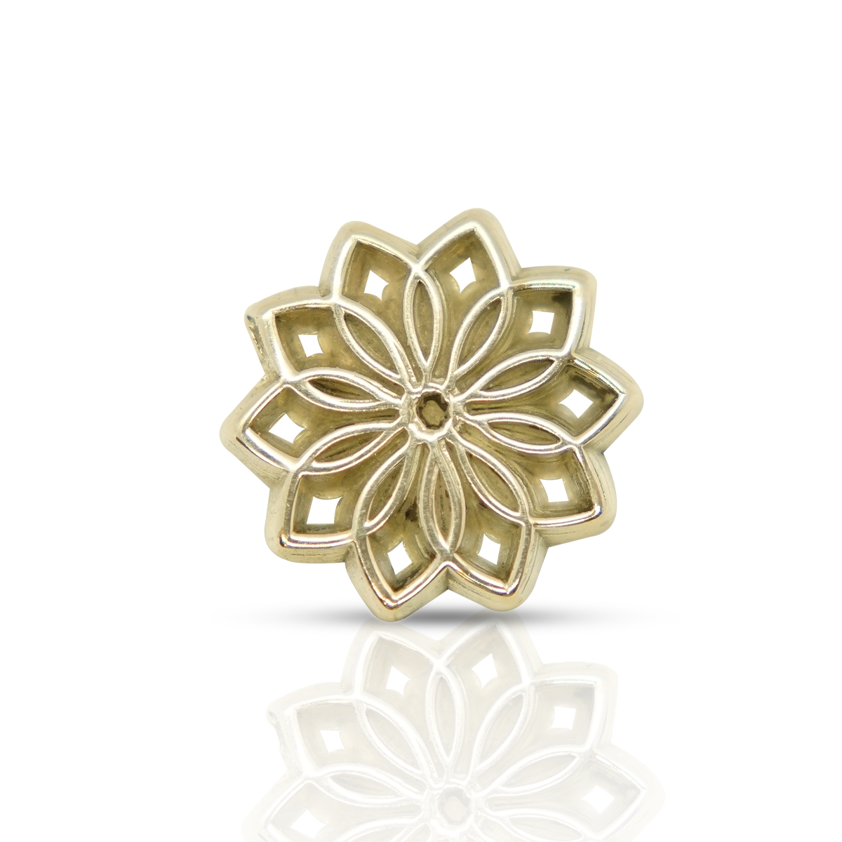 Genna Flower 14k Solid Gold