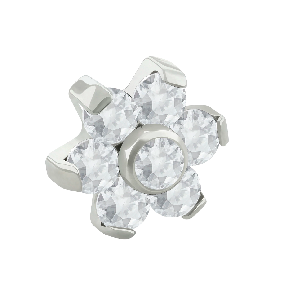 Push Pin Hexaflower Zirconia