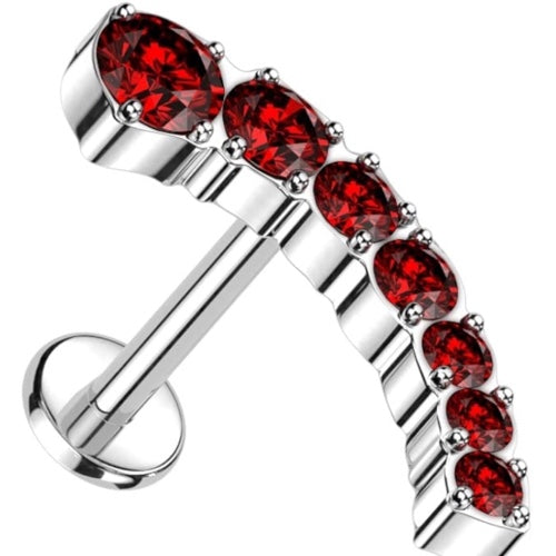 Cluster Descending 7 CZ Curved