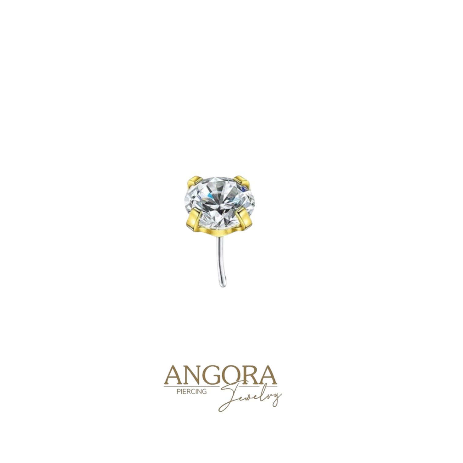 Push Pin Cubic Zirconia 2.5mm