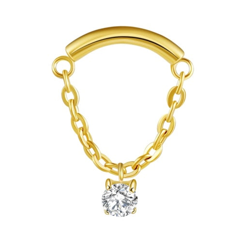 Pendant chain zircons